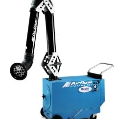 Airflow Systems portable fume extractor with an articulating arm